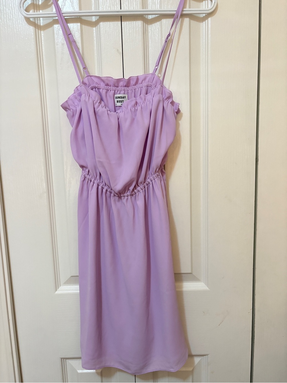 Aritzia Sunday Best Girls' Lavender Spaghetti-Strap Dress